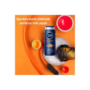 NİVEA MEN SPORT İÇİN SAÇ VE VÜCUT ŞAMPUAN 500ML-