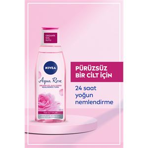 NİVEA AQUAROSE ORGANİK GÜL SUYU NEMLENDİRİCİ TONİK 200ML-