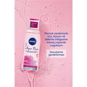 NİVEA AQUAROSE ORGANİK GÜL SUYU NEMLENDİRİCİ TONİK 200ML-