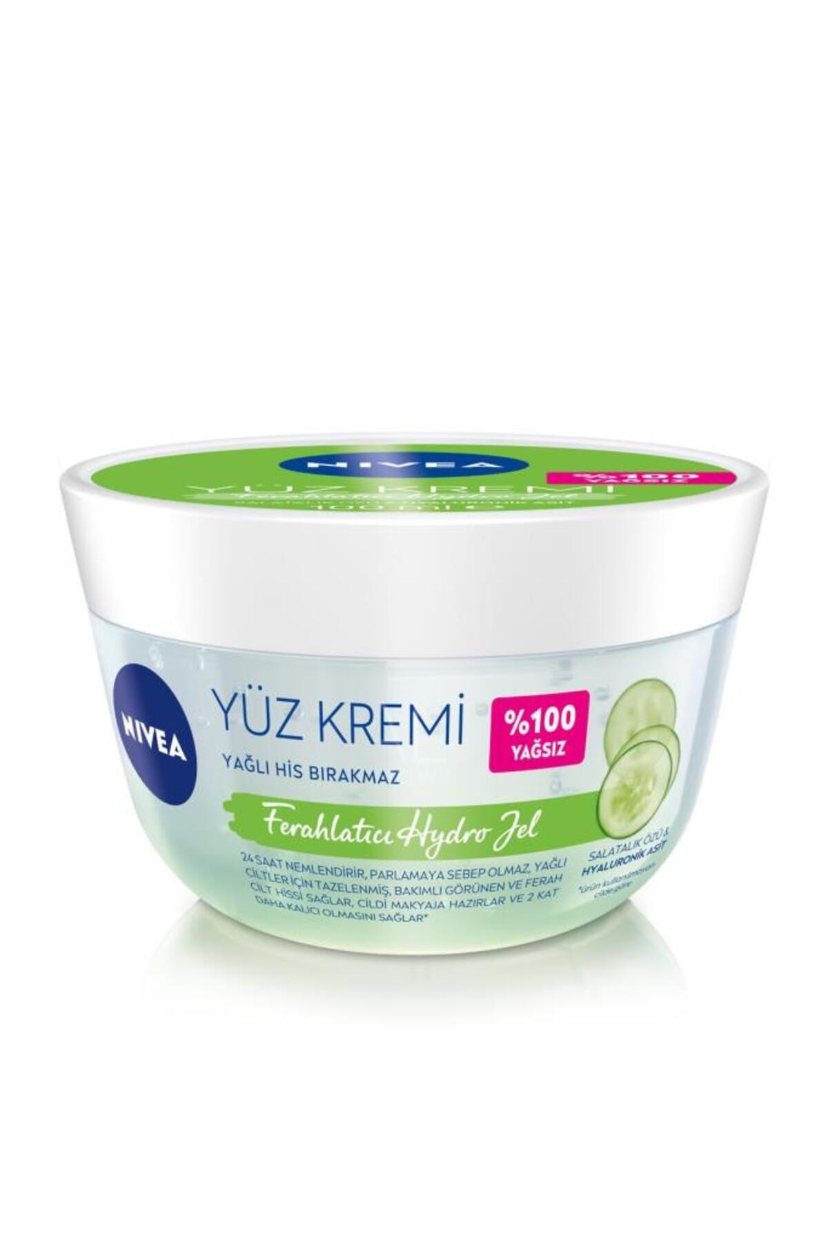 NİVEA FERAHLATICI HYDRO JEL YÜZ BAKIM KREMİ 100ML-