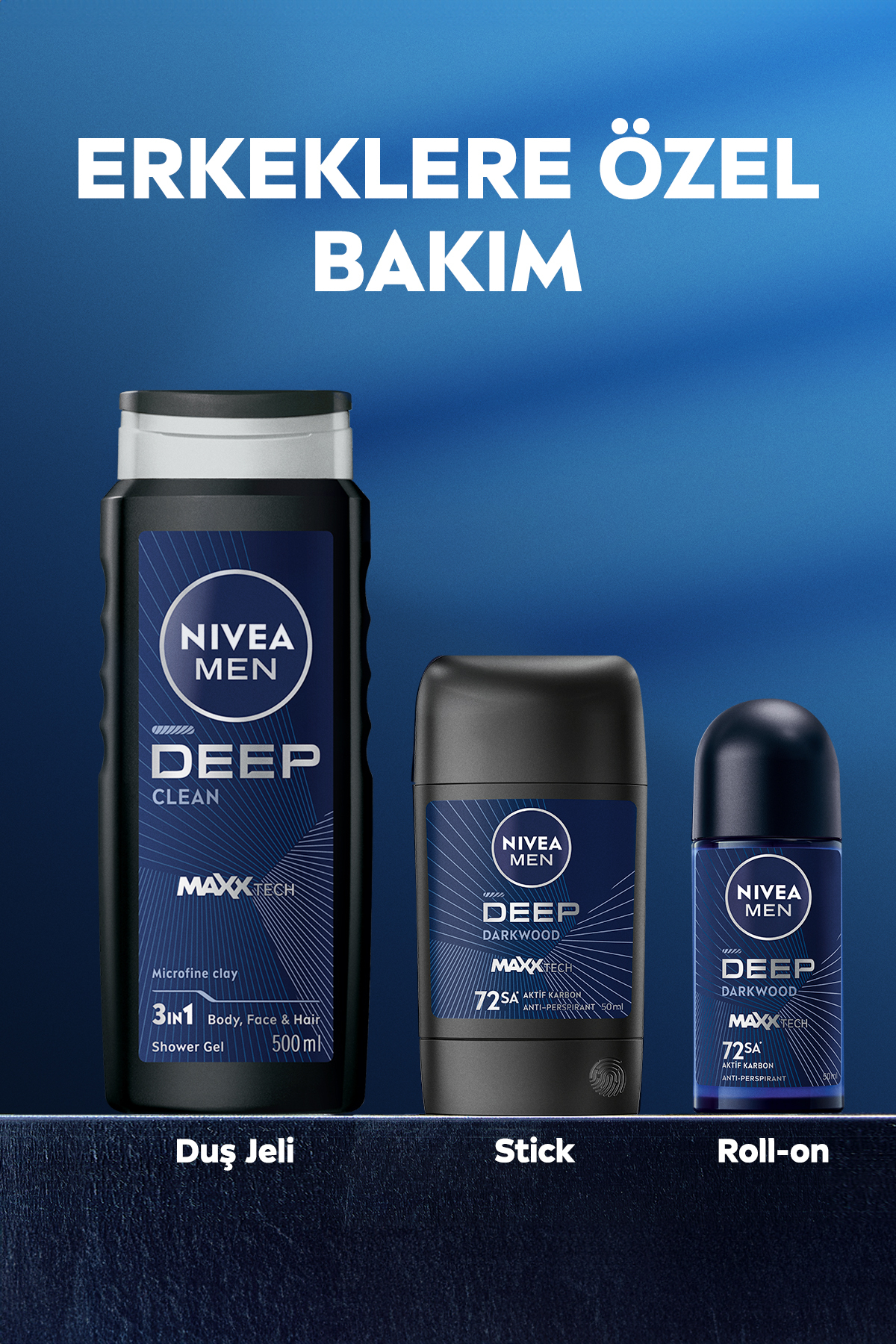 NİVEA  DEEP DİMENSİON 400 DUŞ JELİ 500ML-