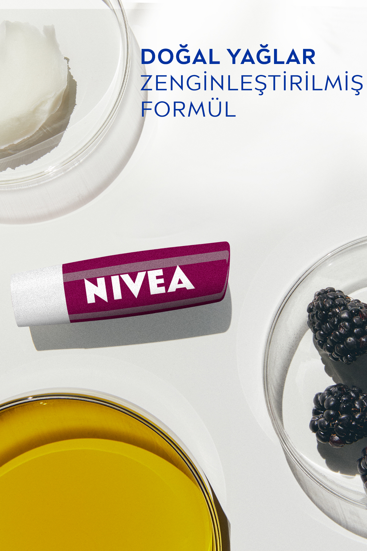Nivea Böğürtlen Dudak Bakım Kremi 4,8gr-