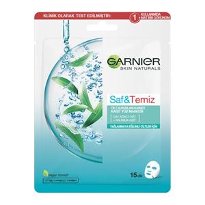 GARNİER VEGAN SAF&TEMİZ CİLT KUSURLARI KAĞIT MASKE-