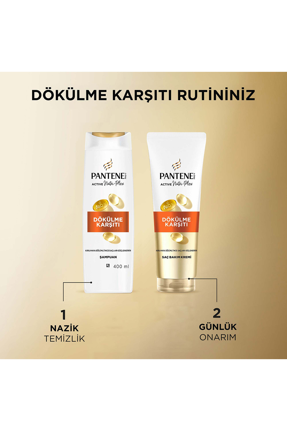 PANTENE  DÖKÜLME KARŞITI ŞAMPUAN 400ML-