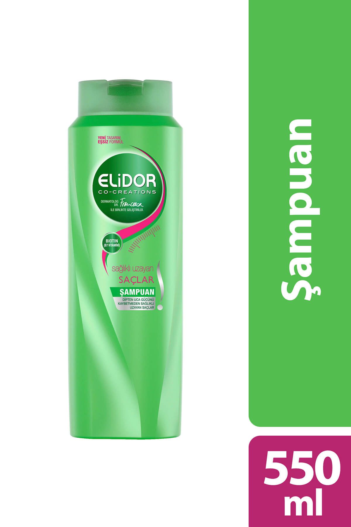 ELİDOR SAĞLIKLI UZAYAN SAÇLAR ŞAMPUAN 500 ML-