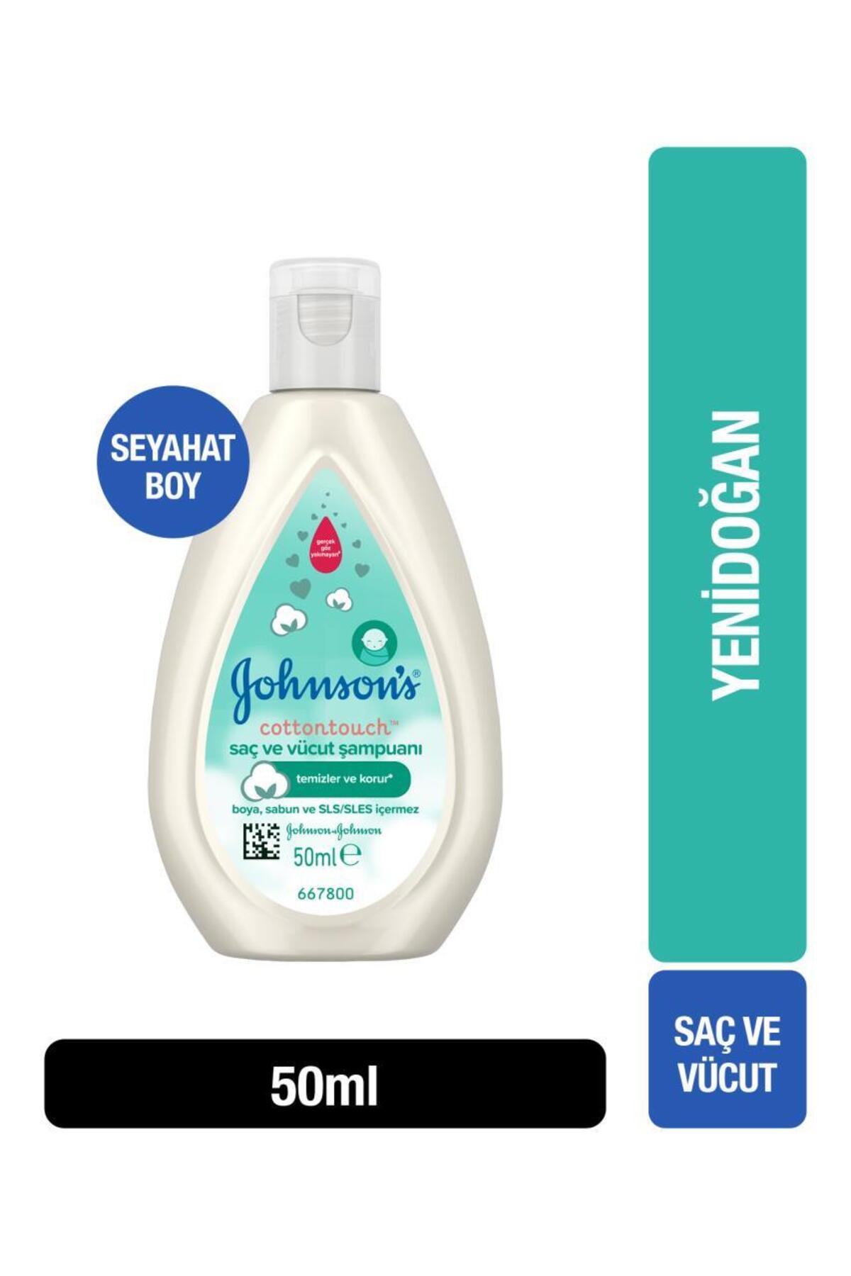 JOHNSONS BABY COTTONTOUCH SAÇ VE VÜCUT ŞAMPUANI 50 ML-