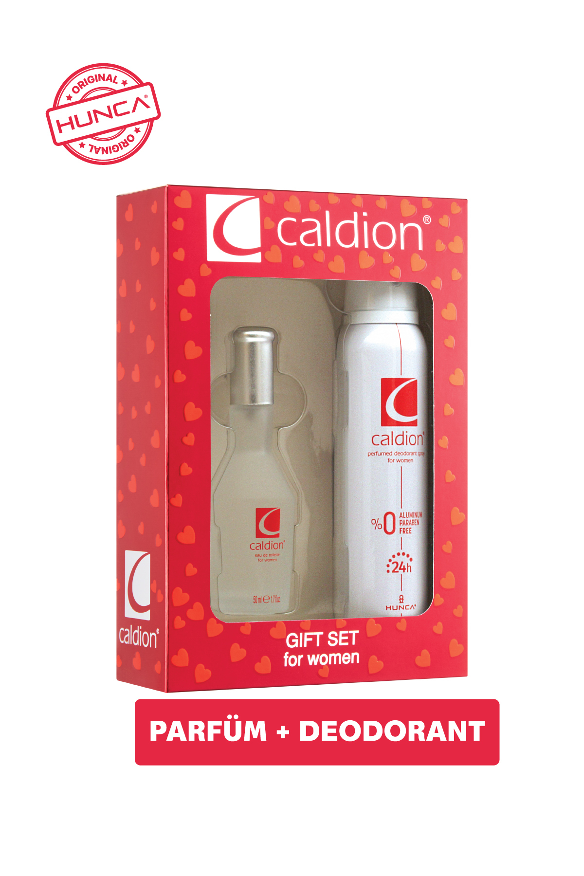CALDİON CLASSİC SET 50 ML  DEODORANT 150 ML KADIN-