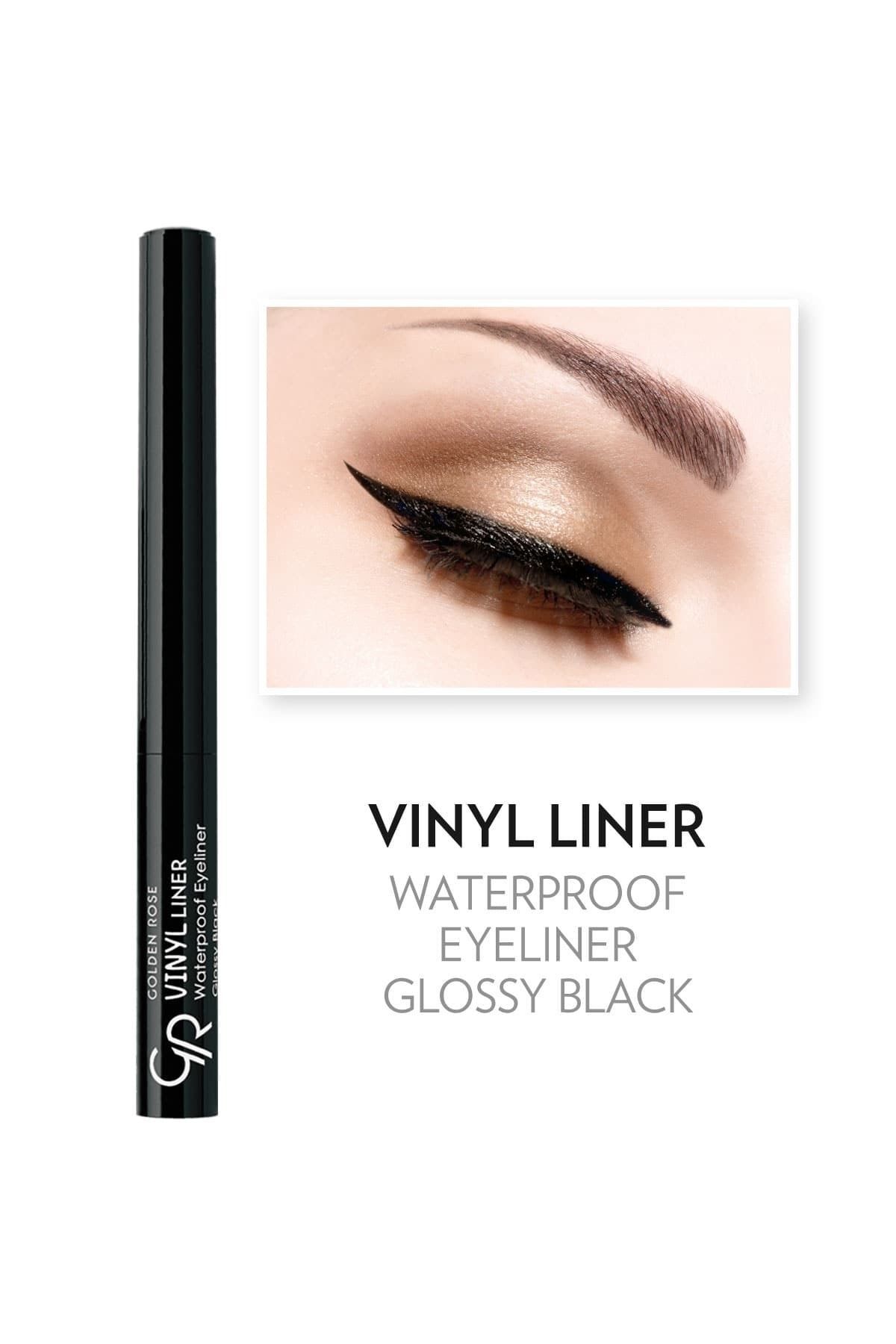 GOLDEN ROSE VINYL LINER WATERPROOF EYELINER-GLOSSY-