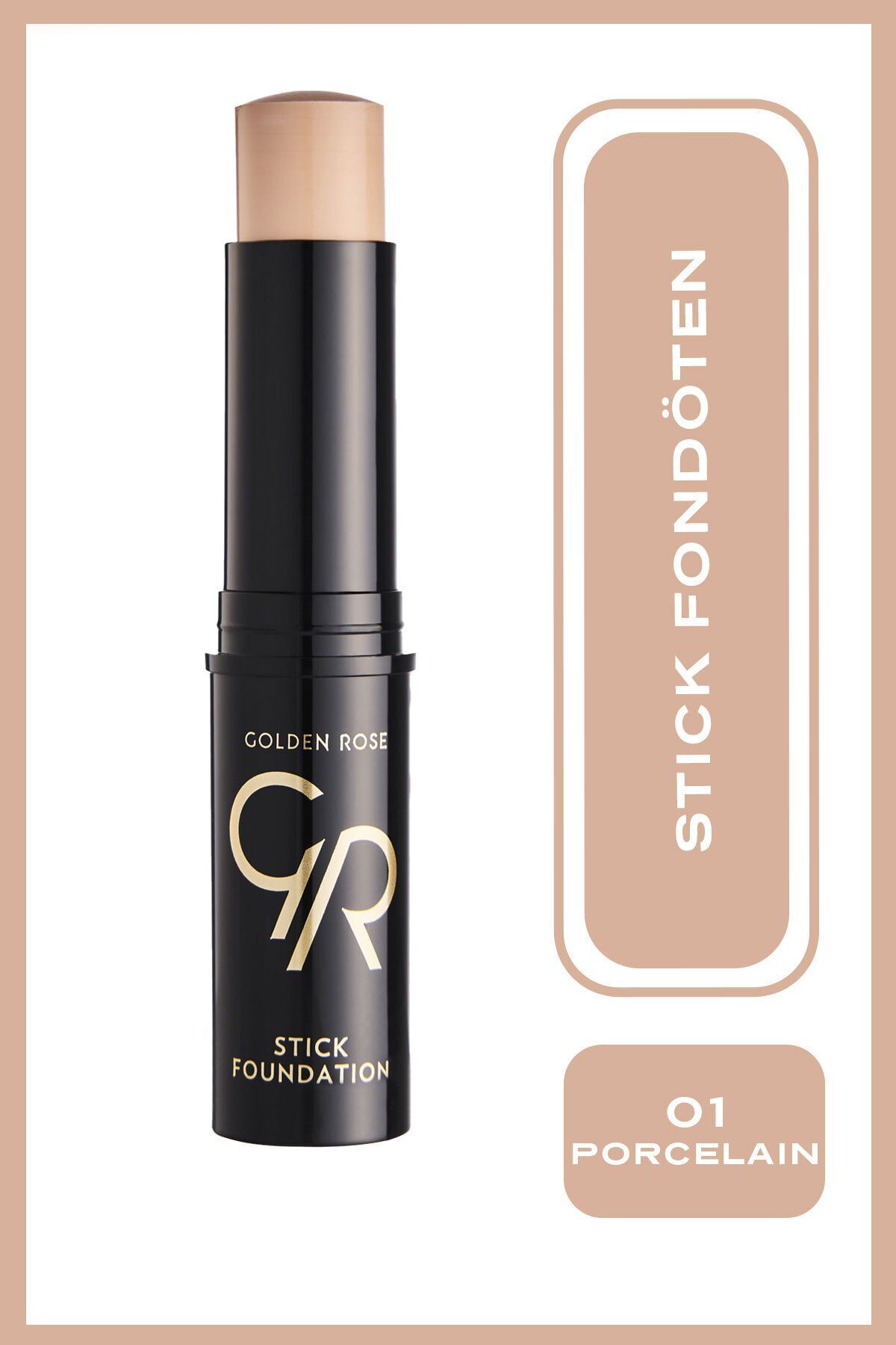 GOLDEN ROSE   STICK FOUNDATION NO:01-