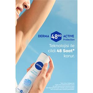 NİVEA KADIN SPREY DEODORANT FRESH NATURAL 150ML-