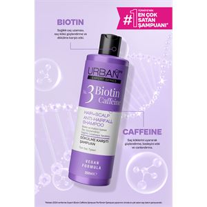 URBAN CARE BİOTİN VE KAFEİN DÖKÜLME KARŞITI ŞAMPUAN 350ML-