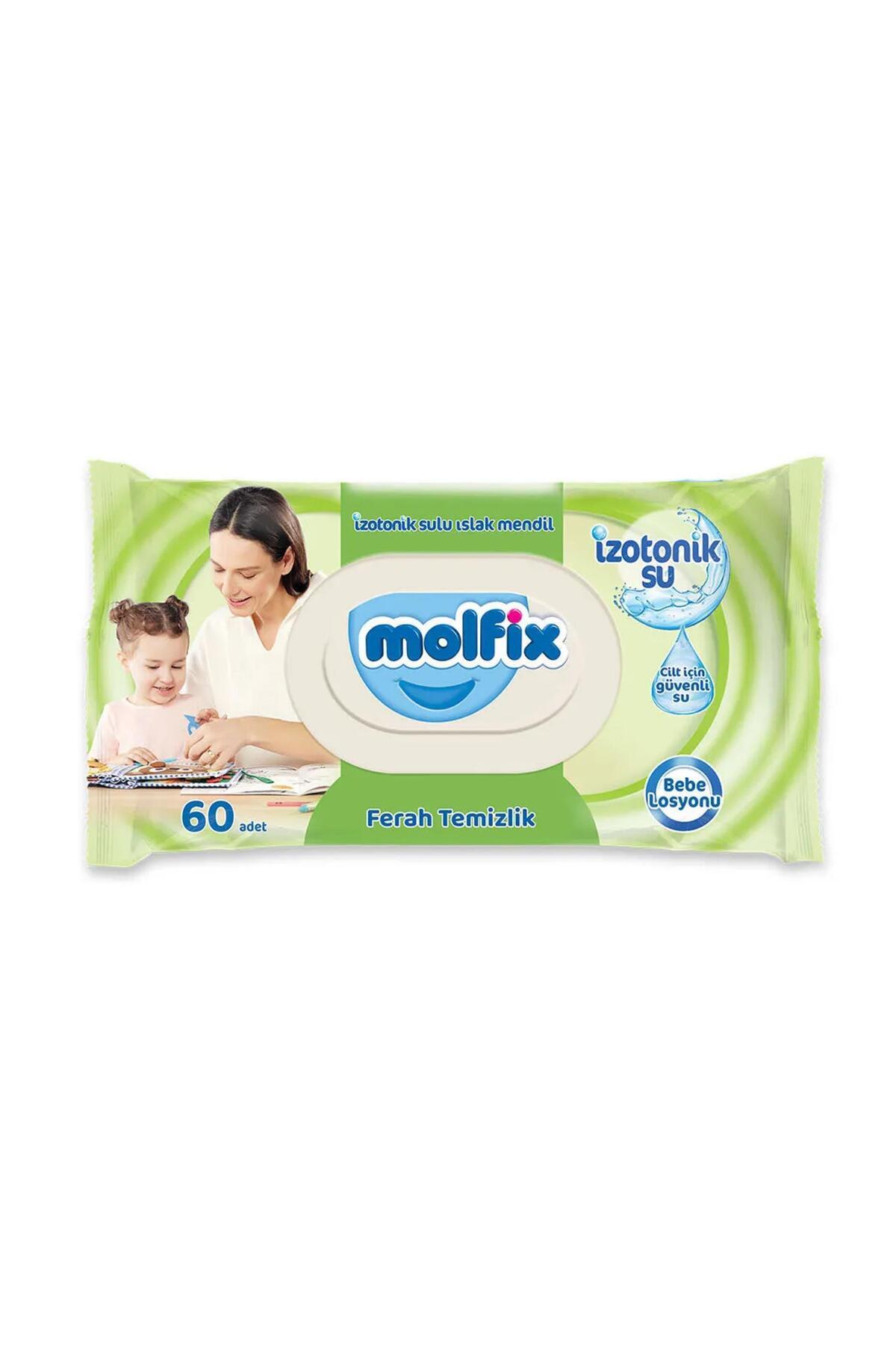 MOLFİX IZOTONİK FERAH TEMİZLİK 60LI ISLAK HAVLU-