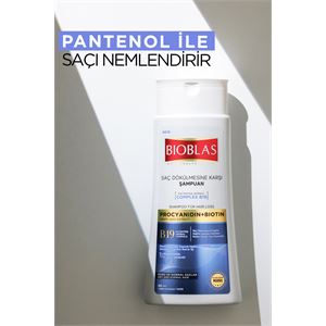 BİOBLAS DÖKÜLEN SAÇLAR İÇİN ANTİSTRES ŞAMPUAN 360ML-