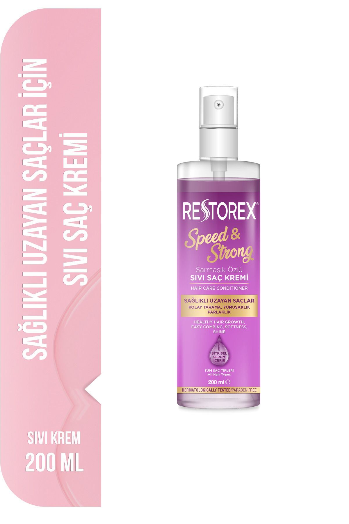 RESTOREX SIVI SAÇ KREMİ SAĞLIKLI UZAMA ETKİLİ 200 ML-