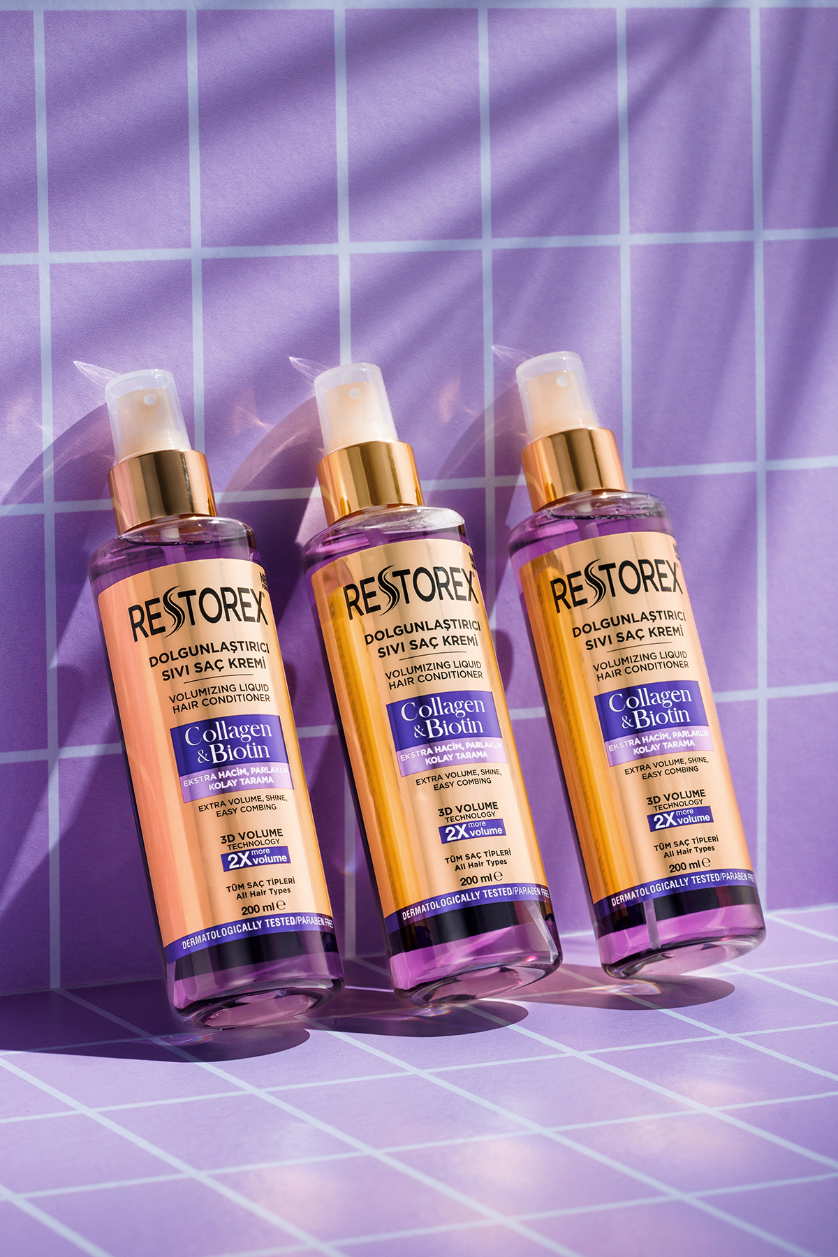 RESTOREX DOLGUNLAŞTIRICI BİOTİN SIVI SAÇ KREMİ 200ML-