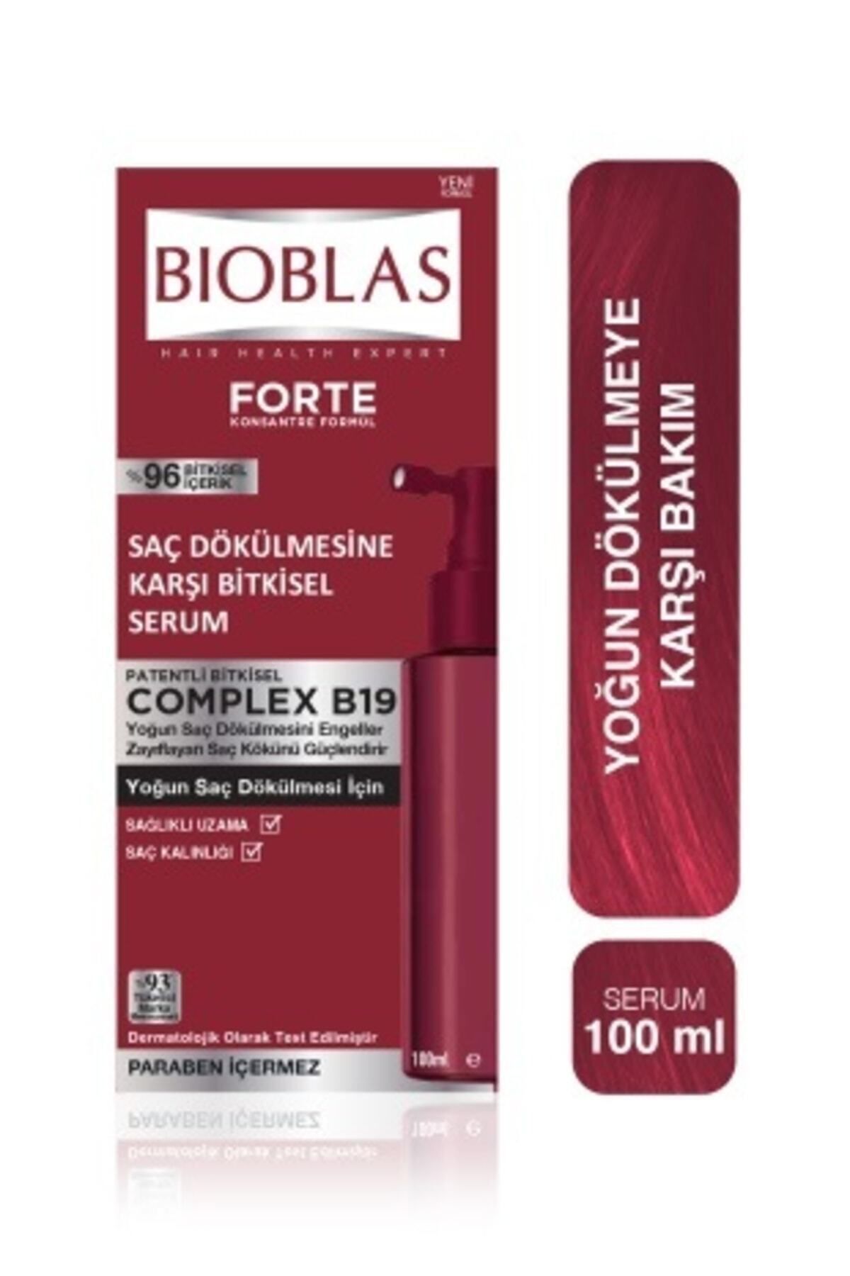 BİOBLAS SAÇ BAKIM SERUMU BIOBLAS FORTE 100ML-