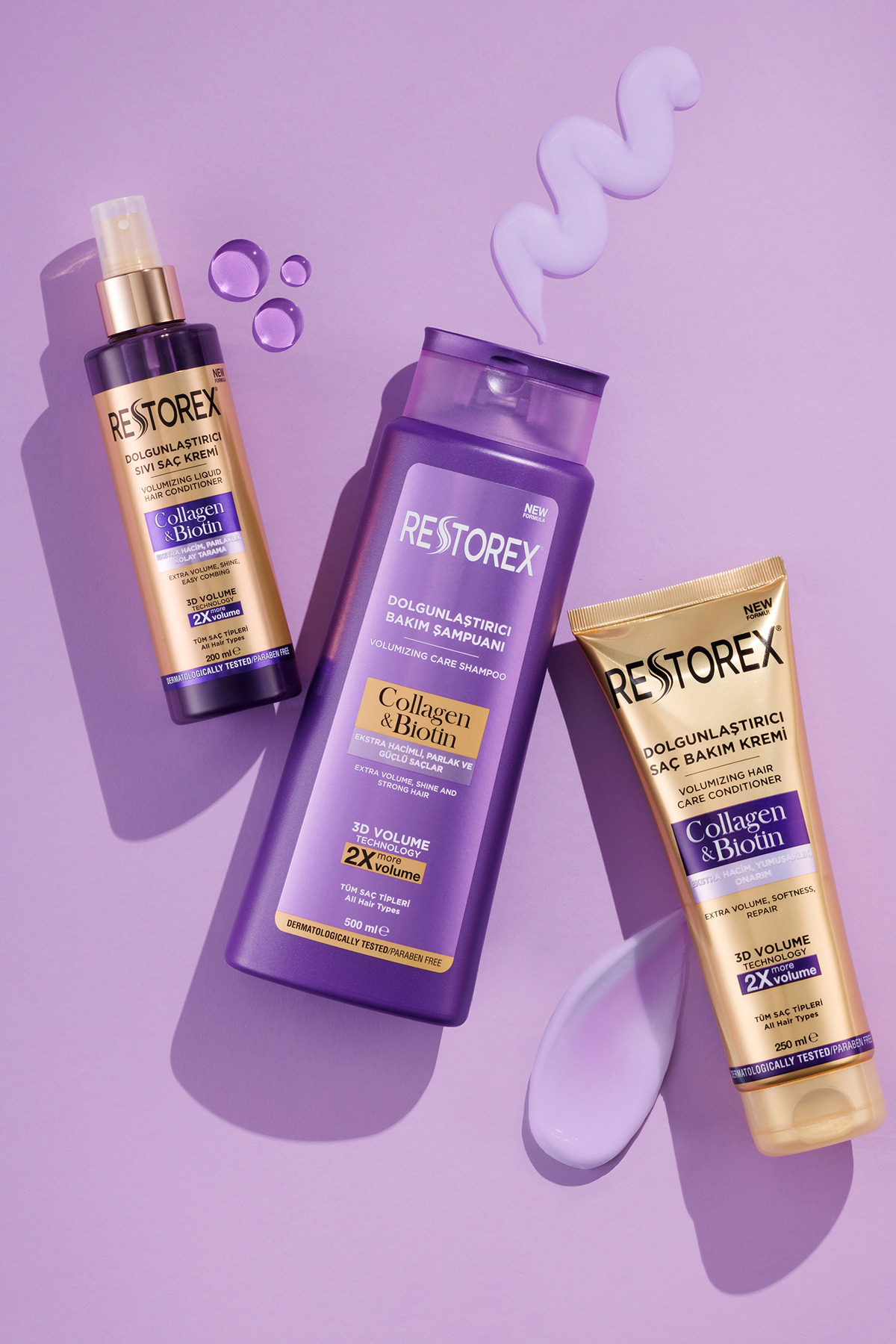 RESTOREX COLLAGEN & BİOTİN ŞAMPUANI 500 ML-