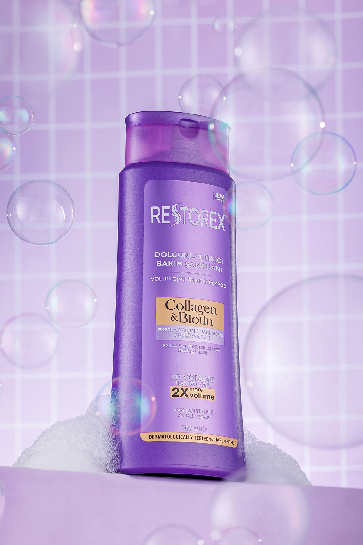 RESTOREX COLLAGEN & BİOTİN ŞAMPUANI 500 ML-