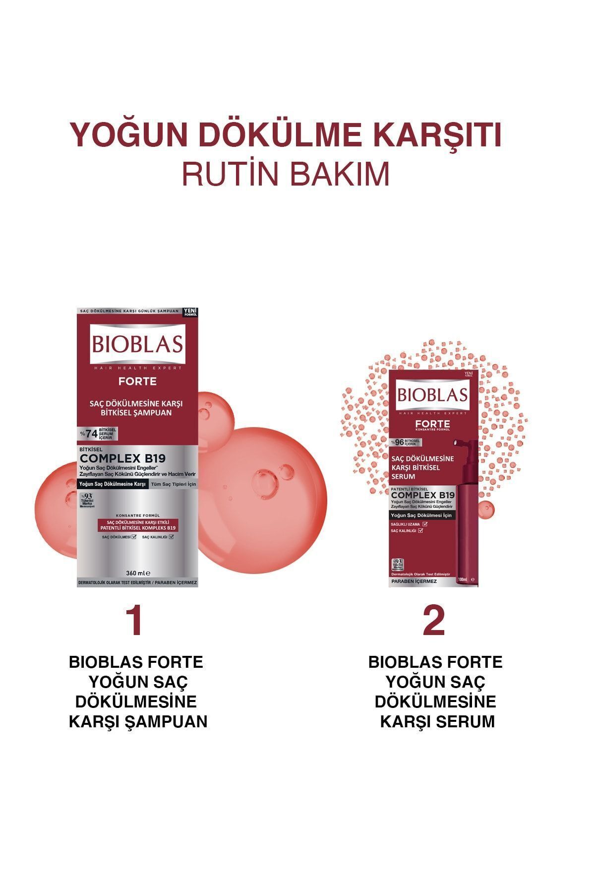 BİOBLAS FORTE DÖKÜLME ÖNLEYİCİ ŞAMPUAN 360 ML-