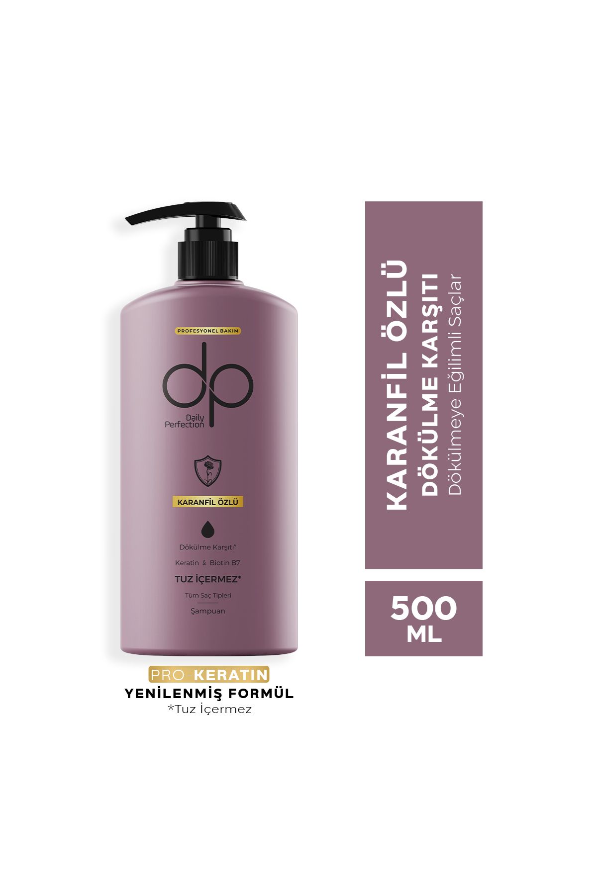 DAİLY PERFECTİON KARANFİL ÖZLÜ TUZSUZ ŞAMPUAN 500 ML-