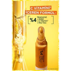 GARNİER C VİTAMİNİ PARLAK AYDINLATICI GÖZ KREMİ 15ML-