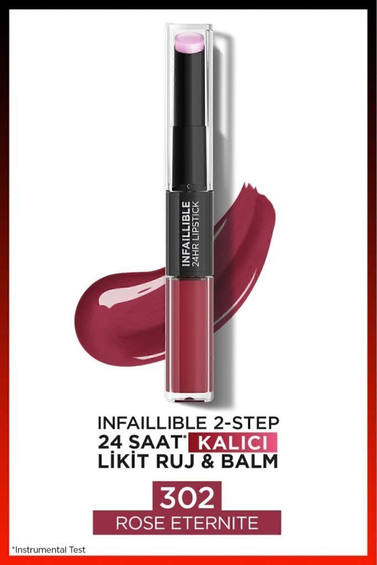 LOREAL PARİS INFAİLLİBLE 2-STEP  KALICI LİKİT RUJ 302-
