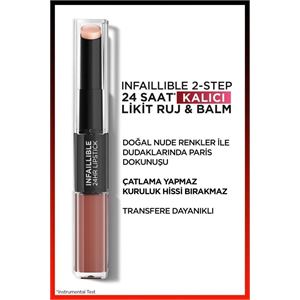 LOREAL PARİS INFAİLLİBLE 2-STEP  KALICI LİKİT RUJ 101-