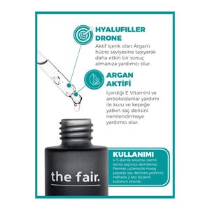 THE FAİR DRONE-TARGETED ARGAN KEPEK KARŞITI SAÇ SERUMU 50ML-