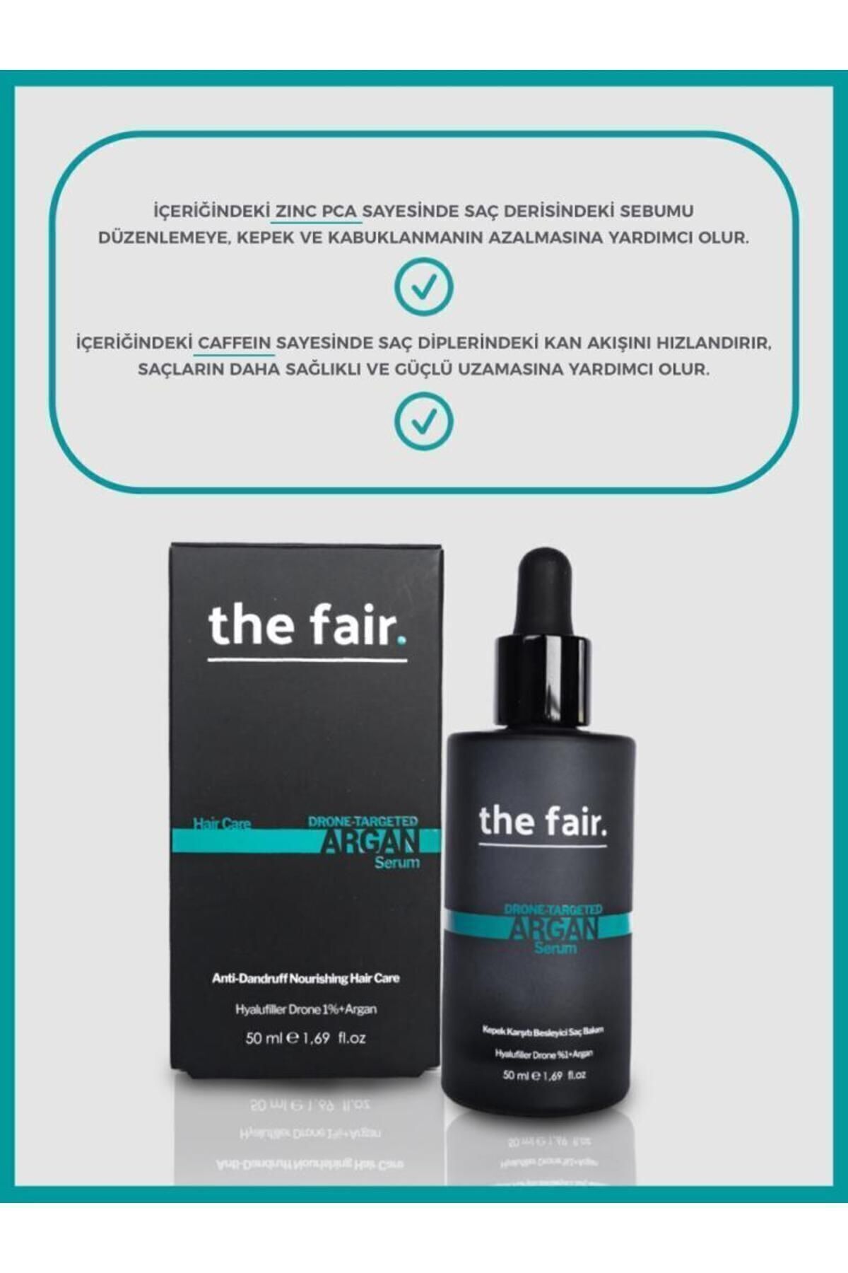 THE FAİR DRONE-TARGETED ARGAN KEPEK KARŞITI SAÇ SERUMU 50ML-