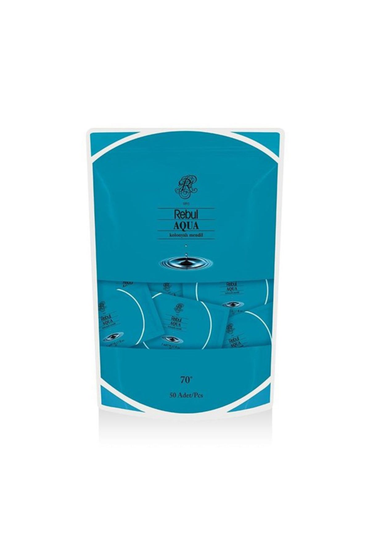 Rebul Aqua 50lı Kolonyalı Mendil Poşet-