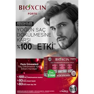 BİOXCİN FORTE ŞAMPUAN TÜM SAÇ TİPLERİ IÇİN 3X300ML-