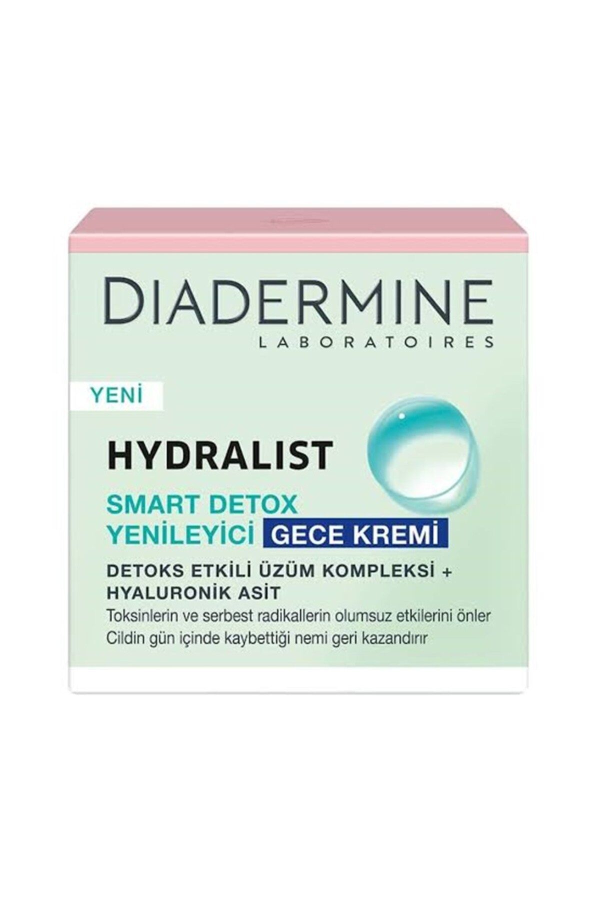 Diadermine Hydralist Smart Detox Yenileyici Gece K-