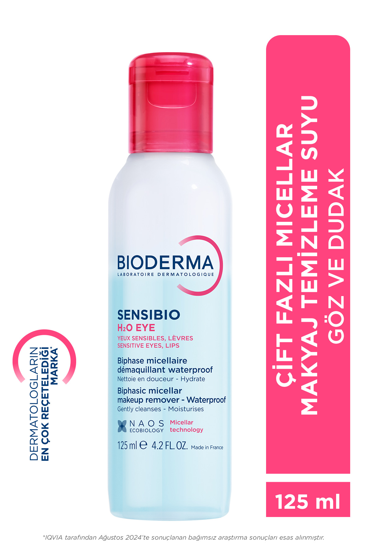 BİODERMA SENSİBİO H2O GÖZ MAKYAJI TEMİZLEYİCİ 125ML-