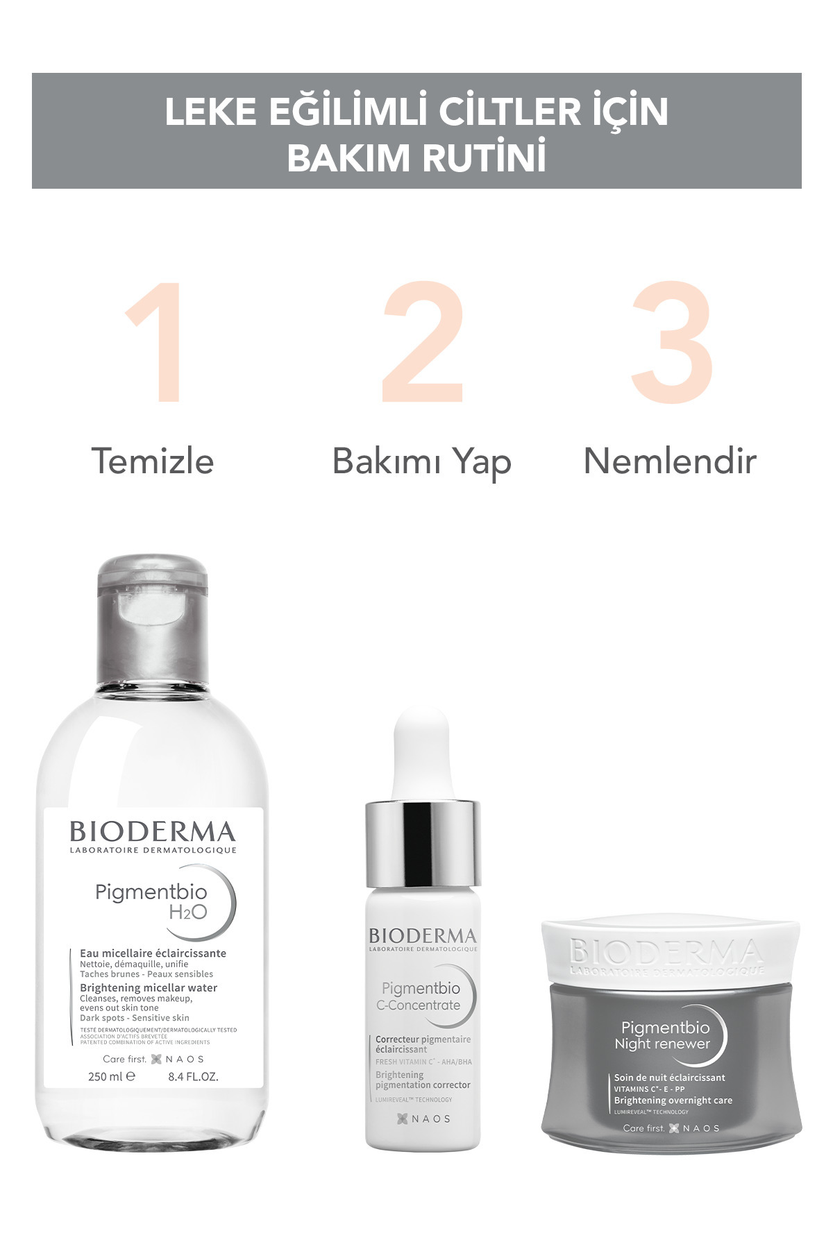 BİODERMA PİGMENTBİO H2O MİCELLER SU 250 ML-