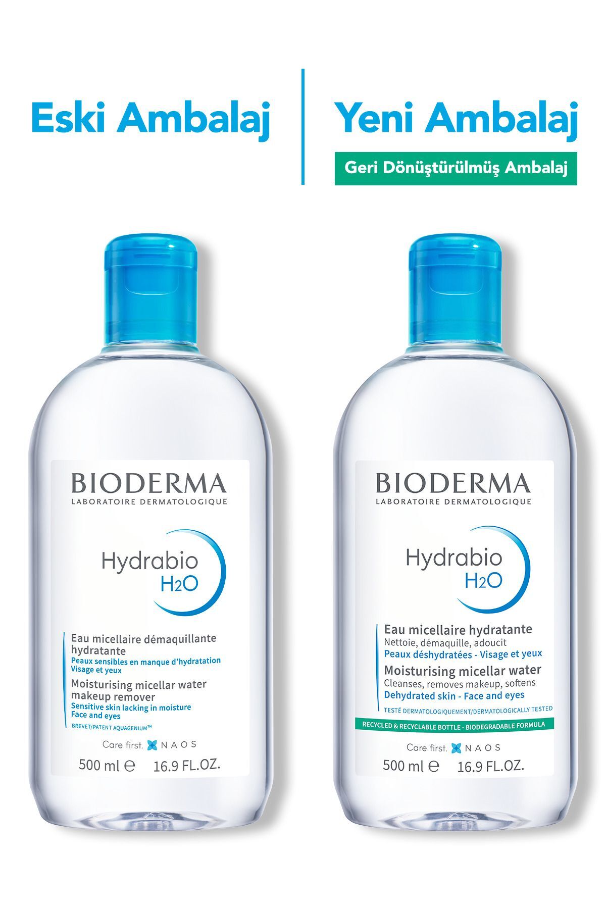 BİODERMA HYDRABİO H2O 500 ML-