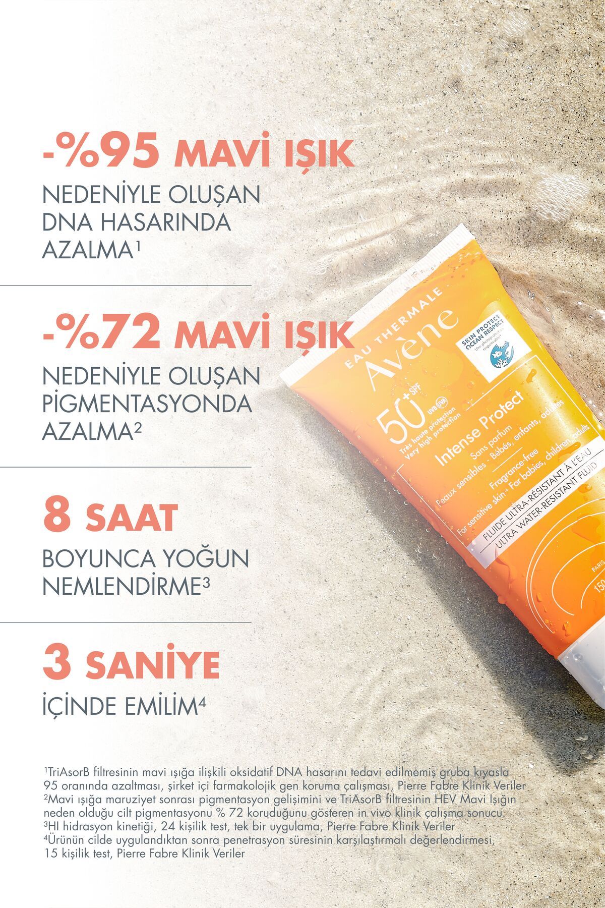 AVENE INTENSE PROTECT GÜNEŞ KREMİ SPF 50 + 150 ML-