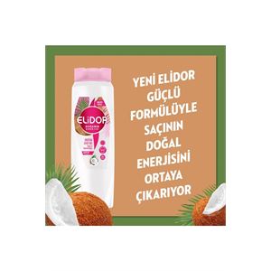 ELİDOR HİNDİSTAN CEVİZİ YAĞI ONARICI&YIPRA ŞAMPUAN 500ML-