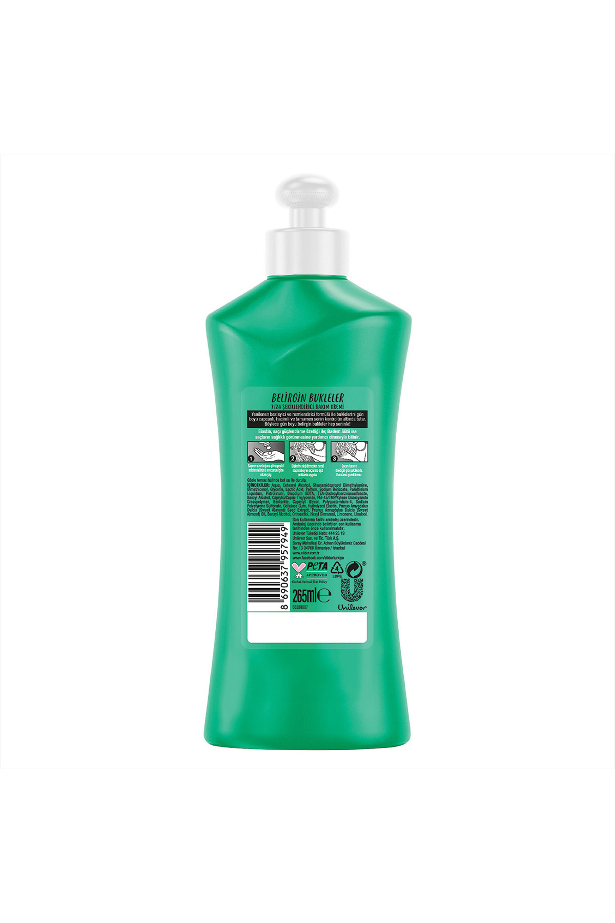 ELİDOR 7/24 ŞEKİLLENDİRİCİ BELİRGN BUKLE SAÇ KREMİ 265ML-