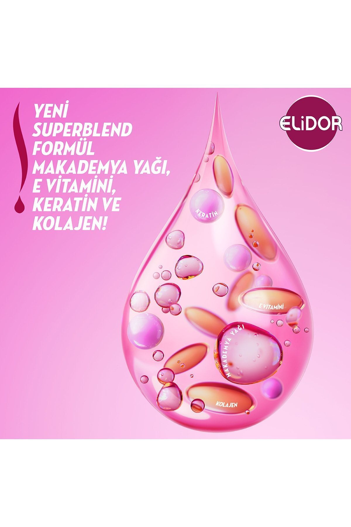 ELİDOR SUPERBLEND SERUM  GÜÇLÜ VE PARLAKSAÇ KREMİ 350ML-