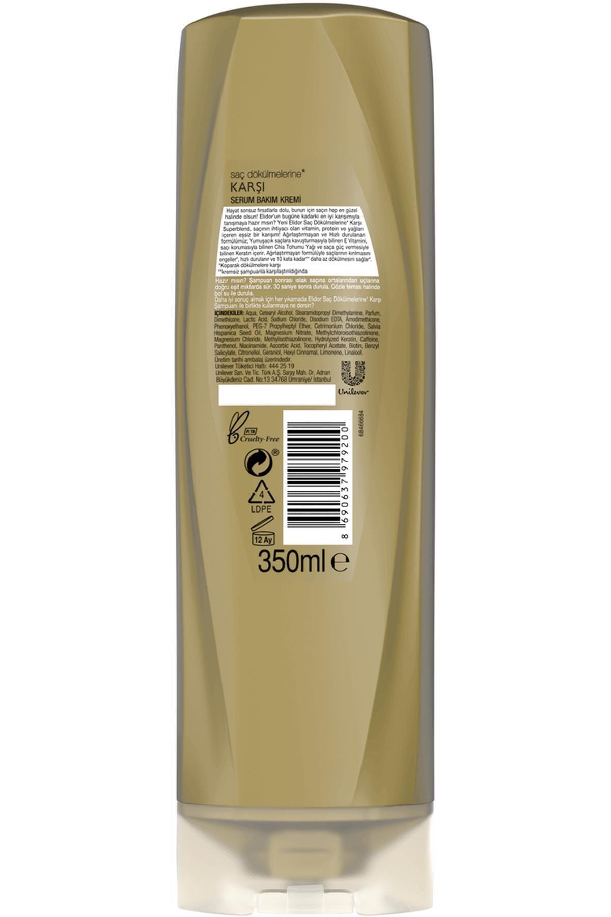 ELİDOR SAÇ DÖKÜLMESİNE KARŞI SAÇ KREMİ 350 ML-