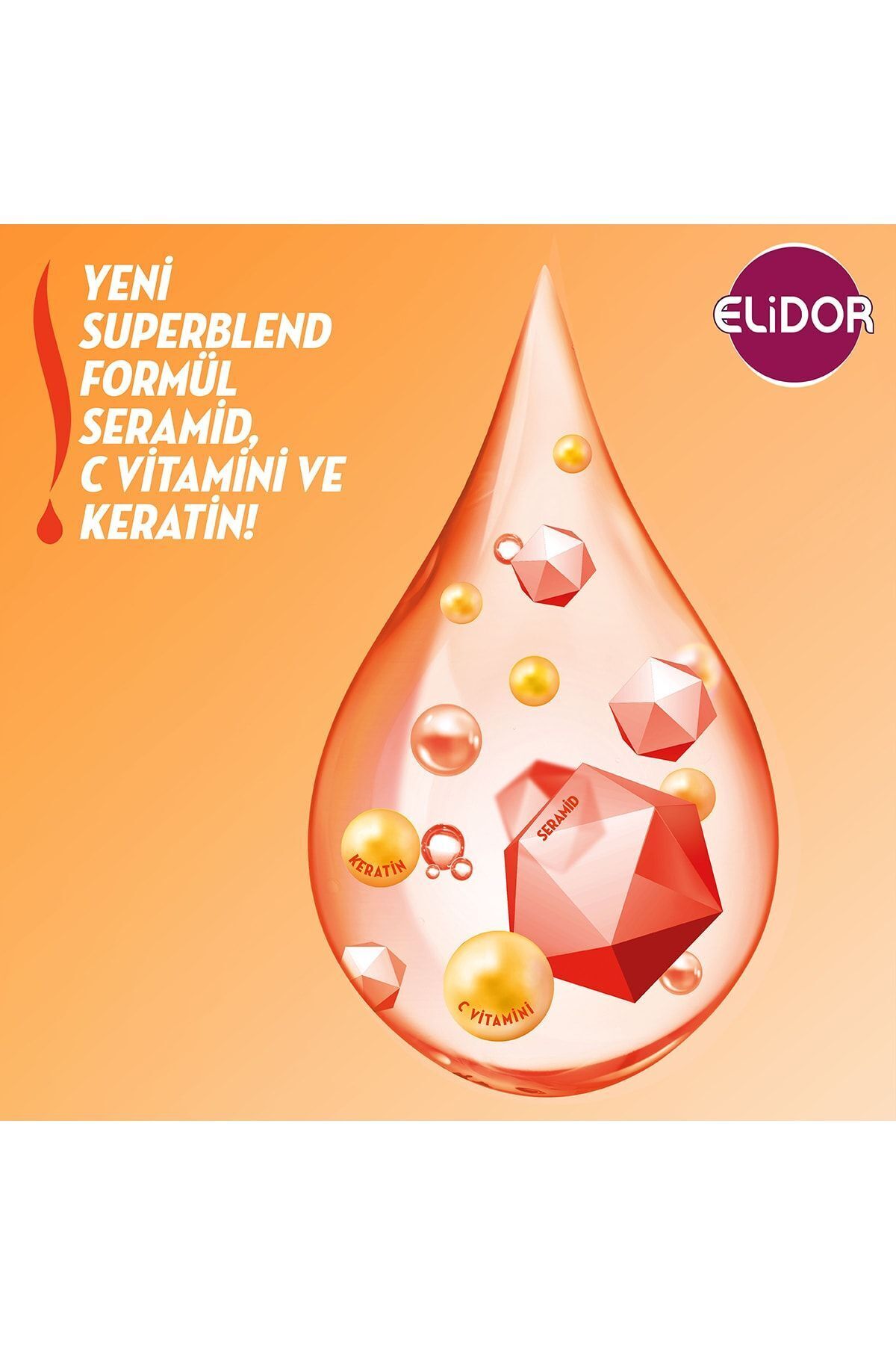 ELİDOR SUPERBLEND SERUM  ANINDA ONARICI SAÇ KREMİ 350ML-
