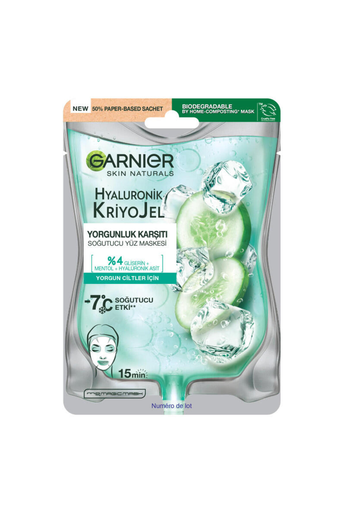 GARNİER CRYO JELLY YÜZ MASKESİ-