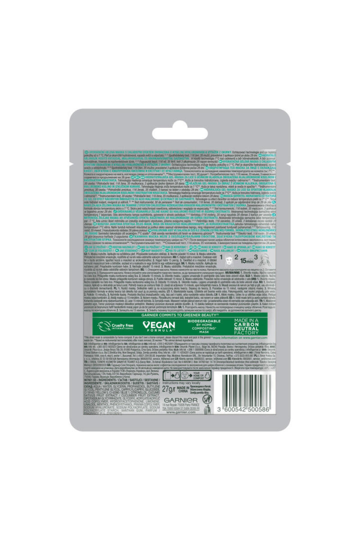 GARNİER CRYO JELLY YÜZ MASKESİ-