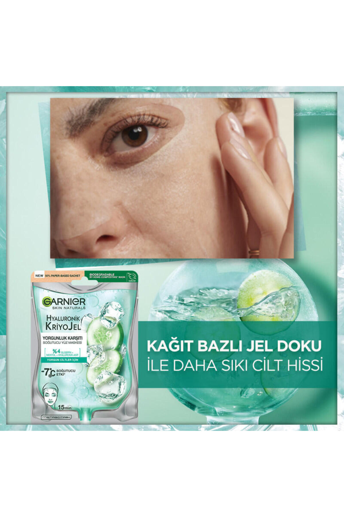 GARNİER CRYO JELLY YÜZ MASKESİ-