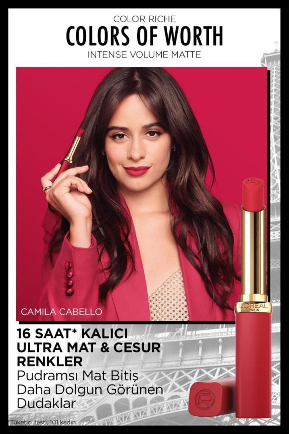 LOREAL PARİS COLOR RİCHE COLOR  WORTH RUJ 100 PİNK-