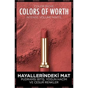 LOREAL PARİS COLOR RİCHE COLOR  WORTH RUJ 600 NUDE-