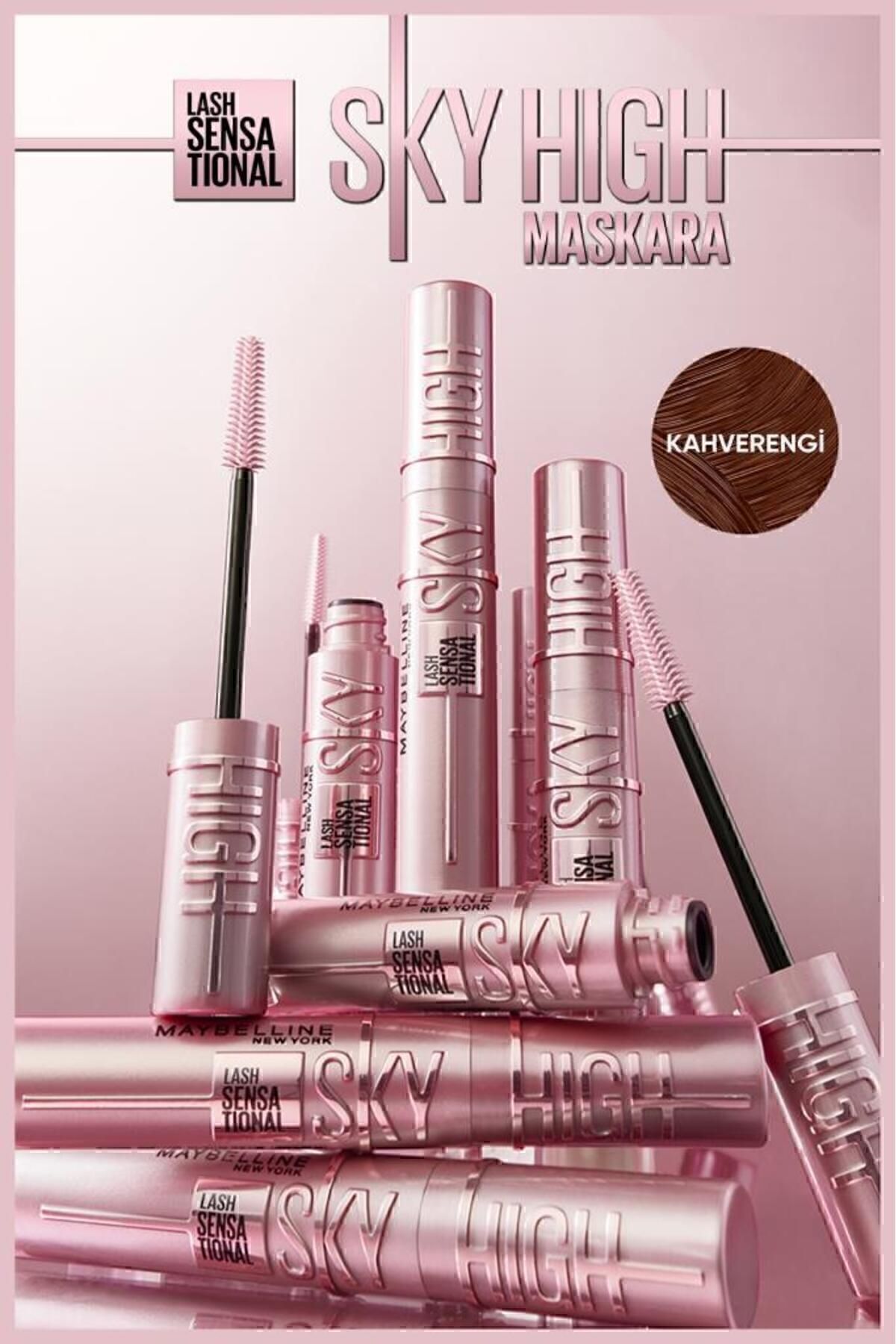 MAYBELLİNE NEWYORK LASH SENSATİONAL SKY HİGH KAHVE MASKARA-