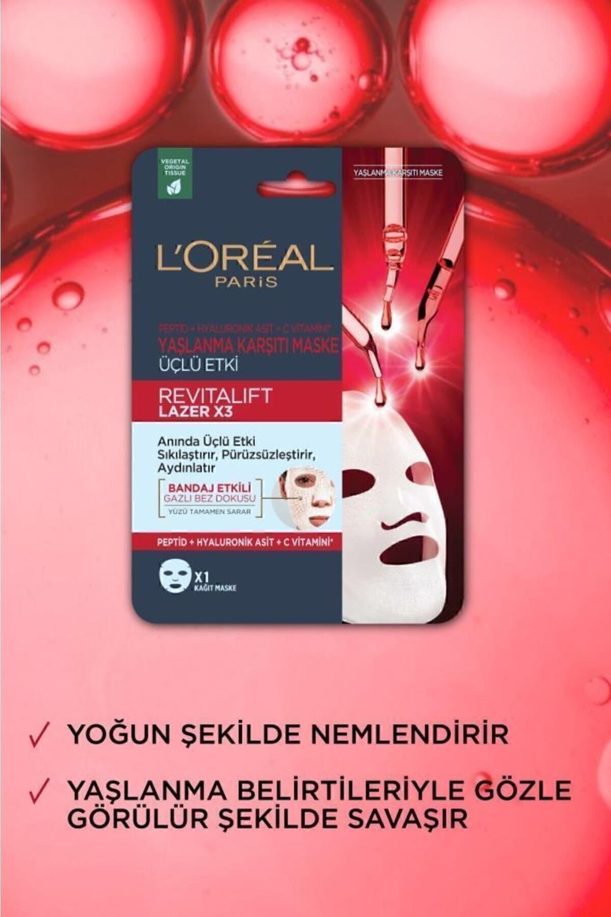 LOREAL PARİS REVİTALİFT LAZER X3 YAŞLANMA KARŞITI-