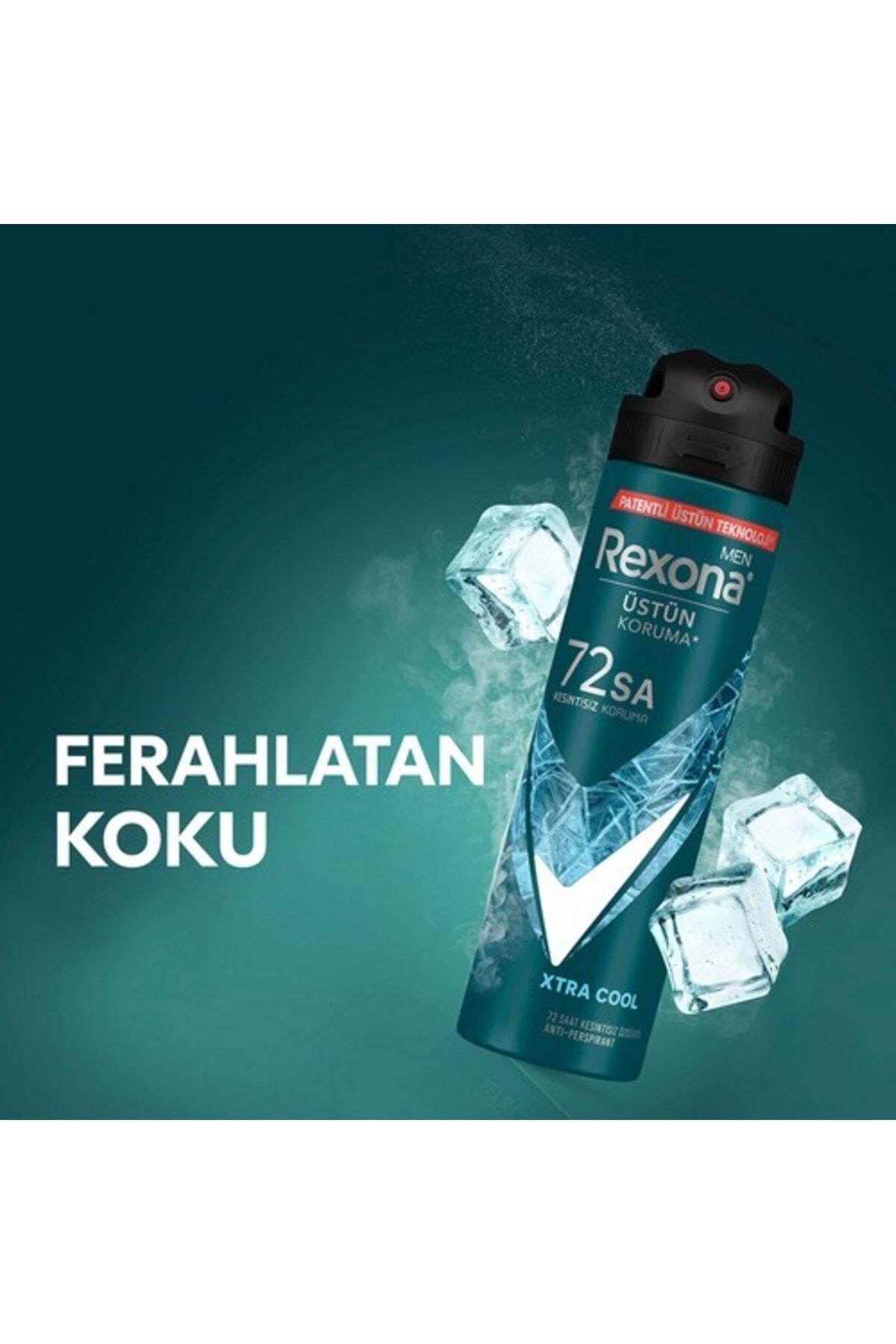 REXONA MEN ERKEK SPREY DEODORANT XTRA COOL 72 SAAT-