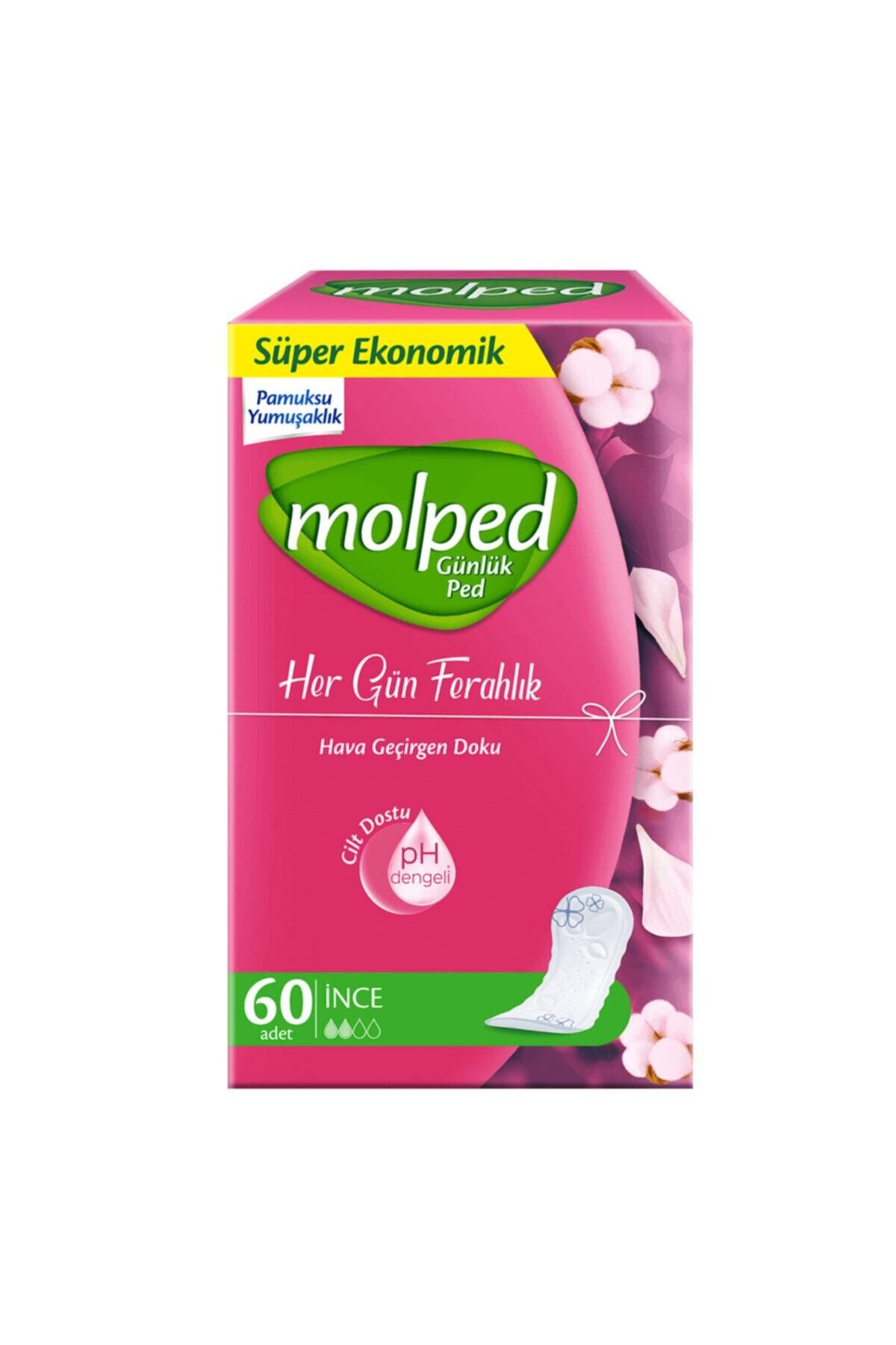 MOLPED DAİLY CARE LİGHT NORMAL GÜNLÜK PED 60 ADET-